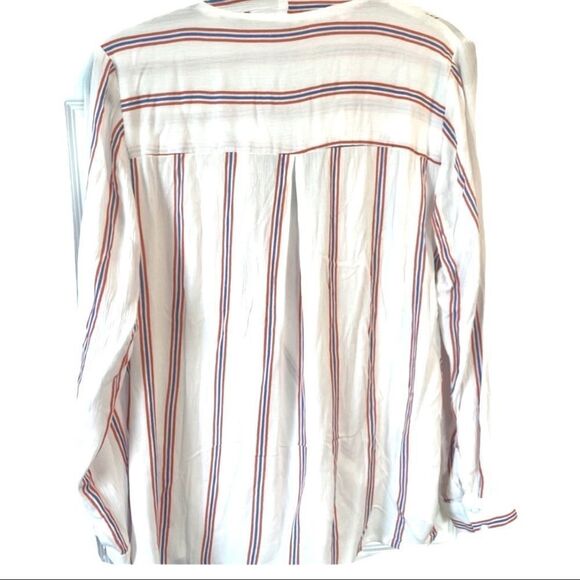 Vero Moda StripedHanna Shirt or Blouse Red White & Blue Size Large New With Tag  - Picture 6 of 11